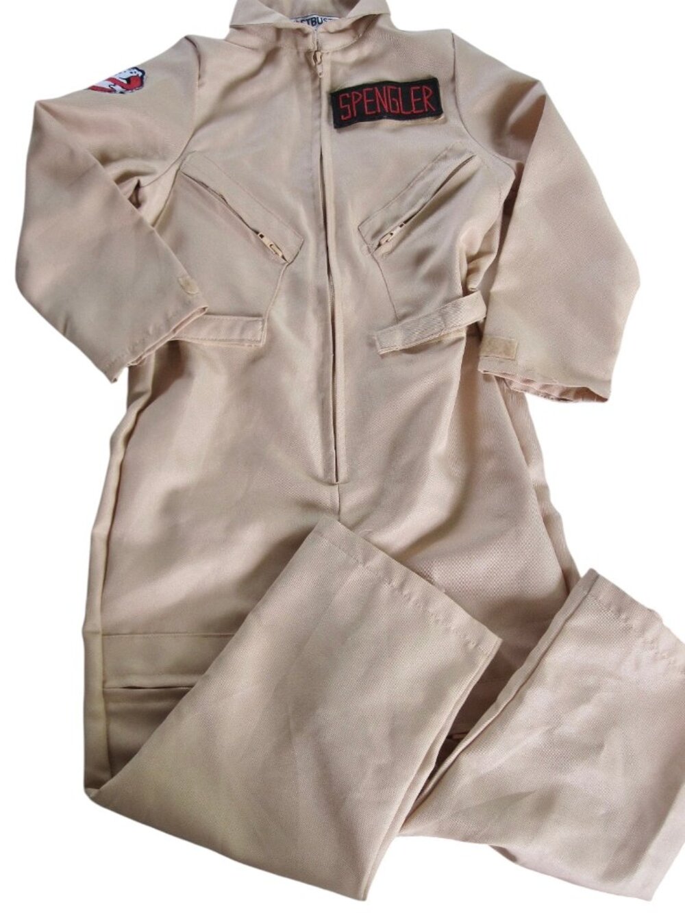 Ghostbusters Costume Khaki Coveralls Child Size Small Unisex Cosplay HALLOWEEN